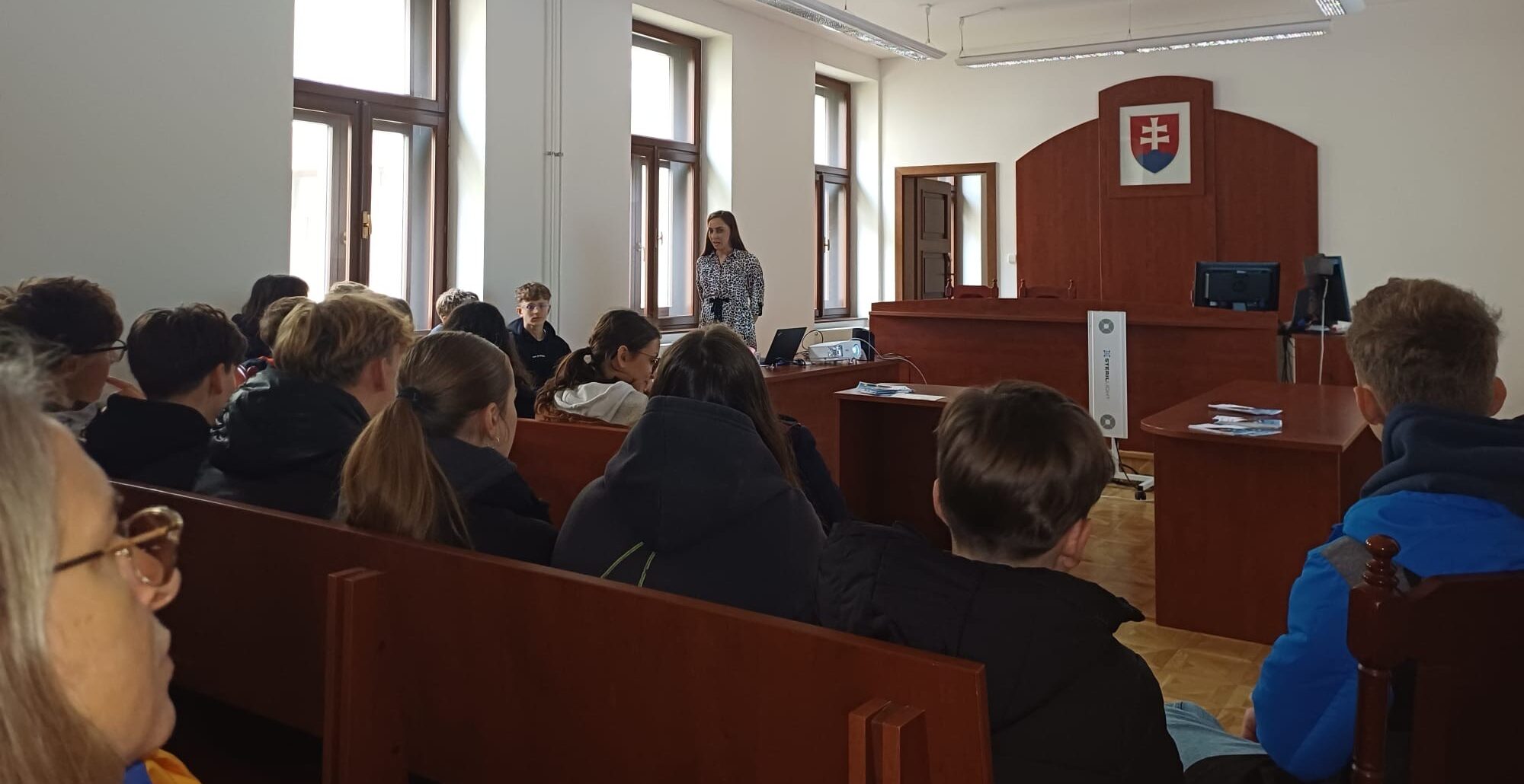 Prednáška o restoratívnej justícii v rámci Dňa otvorených dverí Krajského súdu v Prešove